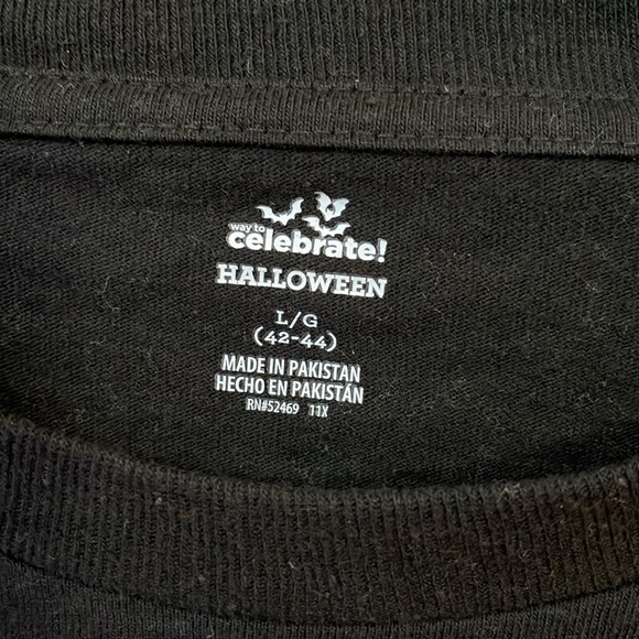 Hoppy Halloween black large shirt - Picture 3 of 4